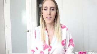 Cadence Lux Helping Her StepDad For Building Stamina