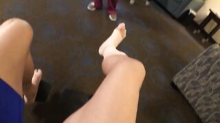 Nurse Step Milf Bathes & Comforts Wheelchair Tied Son