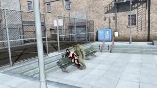 hulk and elektra fucking