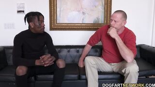Redhead Grey's cuckold dad ordered a big black cock for his babe