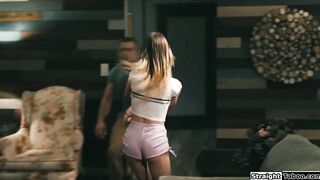 Stalker makes 2 bffs fuck as she watches