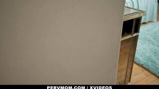 PervMom - Lucky Stud Caught Stepmom Masturbating Offers His Penis