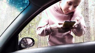 Adorable sluts was caught into the woods and pounded painfully