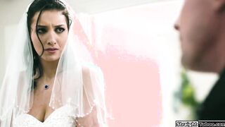 Bride anal fucked by fiances stepbrother