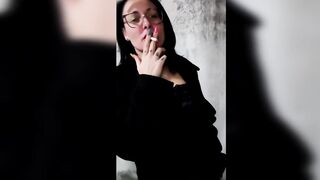 Cris Bathory showing off to her fans showing her best