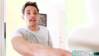 Autumn Falls Her Hungry Tongue On Stepbro Cock