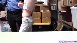 Store officer fucking petite shoplifter