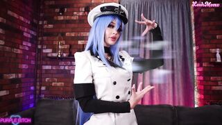 Akame and Esdeath enjoy Tatsumi penis Leah Meow