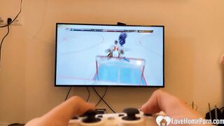 I play games while my mistress sucks me