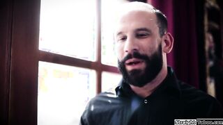 Stepdad barebacks shemale Jenna Gargles