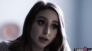 Teen Laney Grey cleans up sisters mess