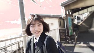 純白で清純な美女と江ノ島へ…入念な調教を施し身も心も全て僕に捧げ膣内に射精を求める