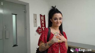 Holy overcomes her ROUGH CHALLENGE: First DOUBLE PENETRATION!