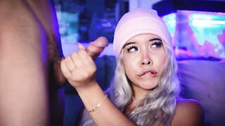 This irresistible blonde loves to suck dick