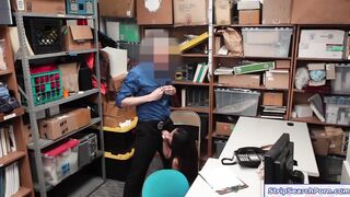Officer strips n fucks asian shoplifter