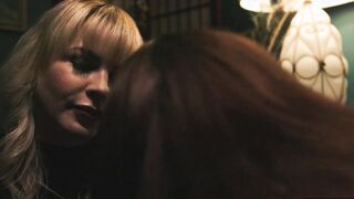 Redhead is DPed in public by milf doctor