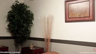 Ebony with husband fucking cuckold