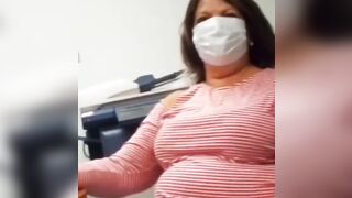 Big tittie's on bbw mature