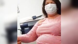 Big tittie's on bbw mature