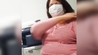 Big tittie's on bbw mature