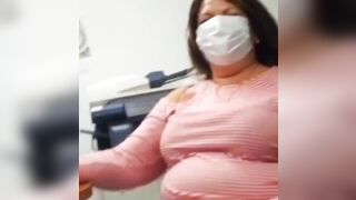 Big tittie's on bbw mature