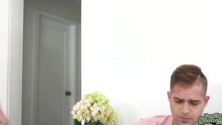 Nicky slobbers stepmom Dolci's titties