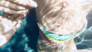 Latin lesbians film outdoor cunt licking