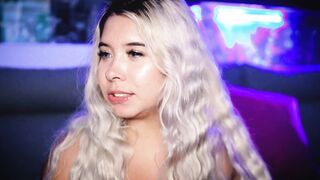 Bombshell chubby blonde with an angelic face wants to suck