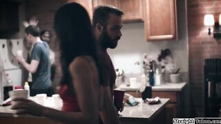 Small tits latina fucked by a frat guy