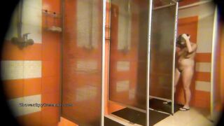 Exposed footage from a real female outdoor restroom