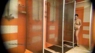 Exposed footage from a real female outdoor restroom