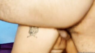 Double Penetration to Nalgona, SHE EJACULATES! And she starts having fun