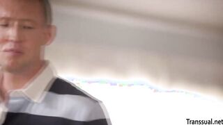 Perv stepbro barebacks his TS stepsister