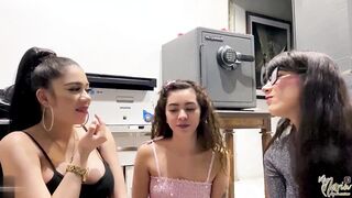 We surprise the next door by blowing his dick and eating