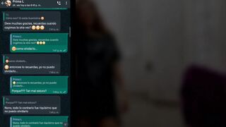 Whatsapp With My Cousin Gets hot and ends up inside