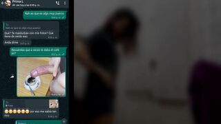 Whatsapp With My Cousin Gets hot and ends up inside