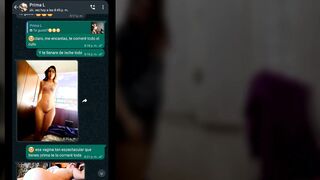Whatsapp With My Cousin Gets hot and ends up inside