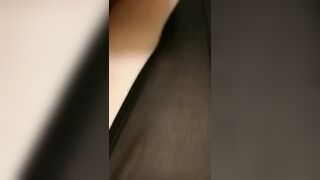 Hot butt bimbo fiance pounded inside front of mirror