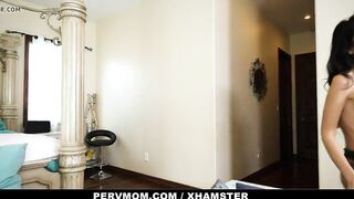 PervMom - Step Cougar & 18 Year Old Sister Suck Off My Penis Into pov