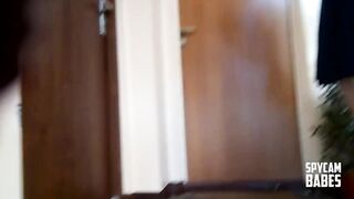 Anal outdoors with a blonde Russian