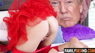 Dad and daughter election foursome