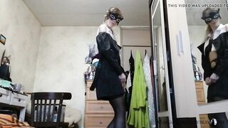 Turned On Teenagers Fucks Twat With Vibrator After Passionate Stripteas