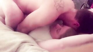 Shaking groaning Orgasmic PASSIONate Fucking! + JIZZED Verified Amateur Real Lovers