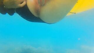 ENJOY Booty Plug INSIDE and OUT among Fish n Corals