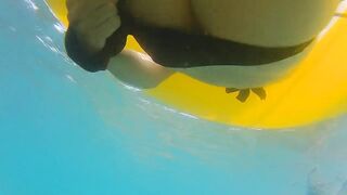 ENJOY Booty Plug INSIDE and OUT among Fish n Corals