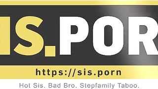 Love4Porn.com Presents SIS.PORN. Brazen goddess smokes cigarette and cock  of stepbrother who
