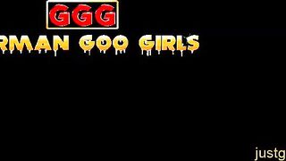 Adina get plowed after strip pose - German Goo Girls