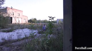 bbw masturbating inside a outdoors place