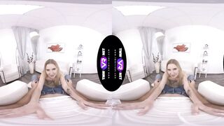 TmwVRnet - Amber - Catching cock with fishnet dress
