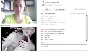 Cutie russian babes having fun on live cam chat